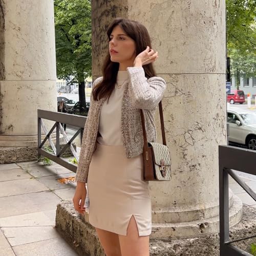 2025 Womens Casual Blazers Long Sleeve Work Office Open Front Suit Jacket Business Blazer - Image 6