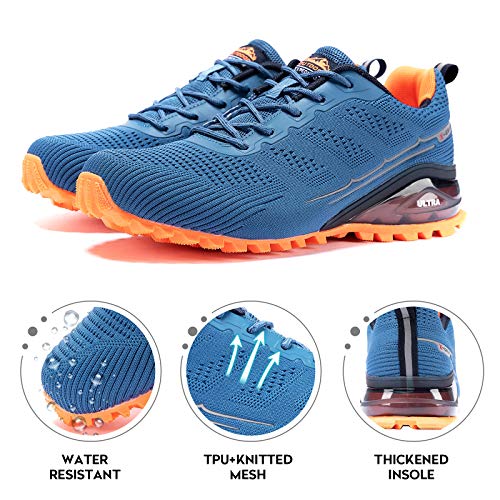 Image of Kricely Mens Walking Running Shoes Lightweight Men's Fashion Sneakers Athletic Tennis Sneaker for Men Cross Training Shoe Outdoor Footwear