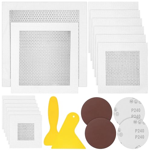 Starvortex 20Stk Löcher Wand Füllen Set, 5/10/15/20cm Wandreparatur Patch Selbstklebendes, Aluminium Trockenbau Reparatur, Bohrlöcher Verschließen, Gipskarton Flicken für Löcher Decken Risse Starvortex 20Stk Löcher Wand Füllen Set, 5/10/15/20cm Wandreparatur Patch Selbstklebendes, Aluminium Trockenbau Reparatur, Bohrlöcher Verschließen, Gipskarton Flicken für Löcher Decken Risse