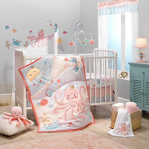 Image of Bedtime Originals Ocean Mist 3Piece Crib Bedding Set, Multicolor