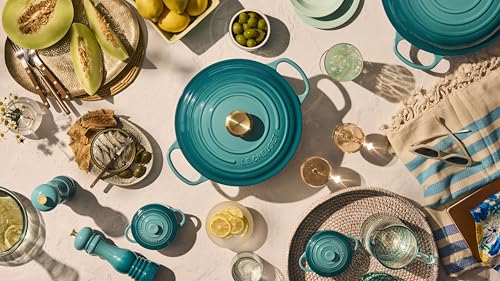 Image of Le Creuset Enameled Cast Iron Signature Round Dutch Oven, 4.5 qt., Riviera