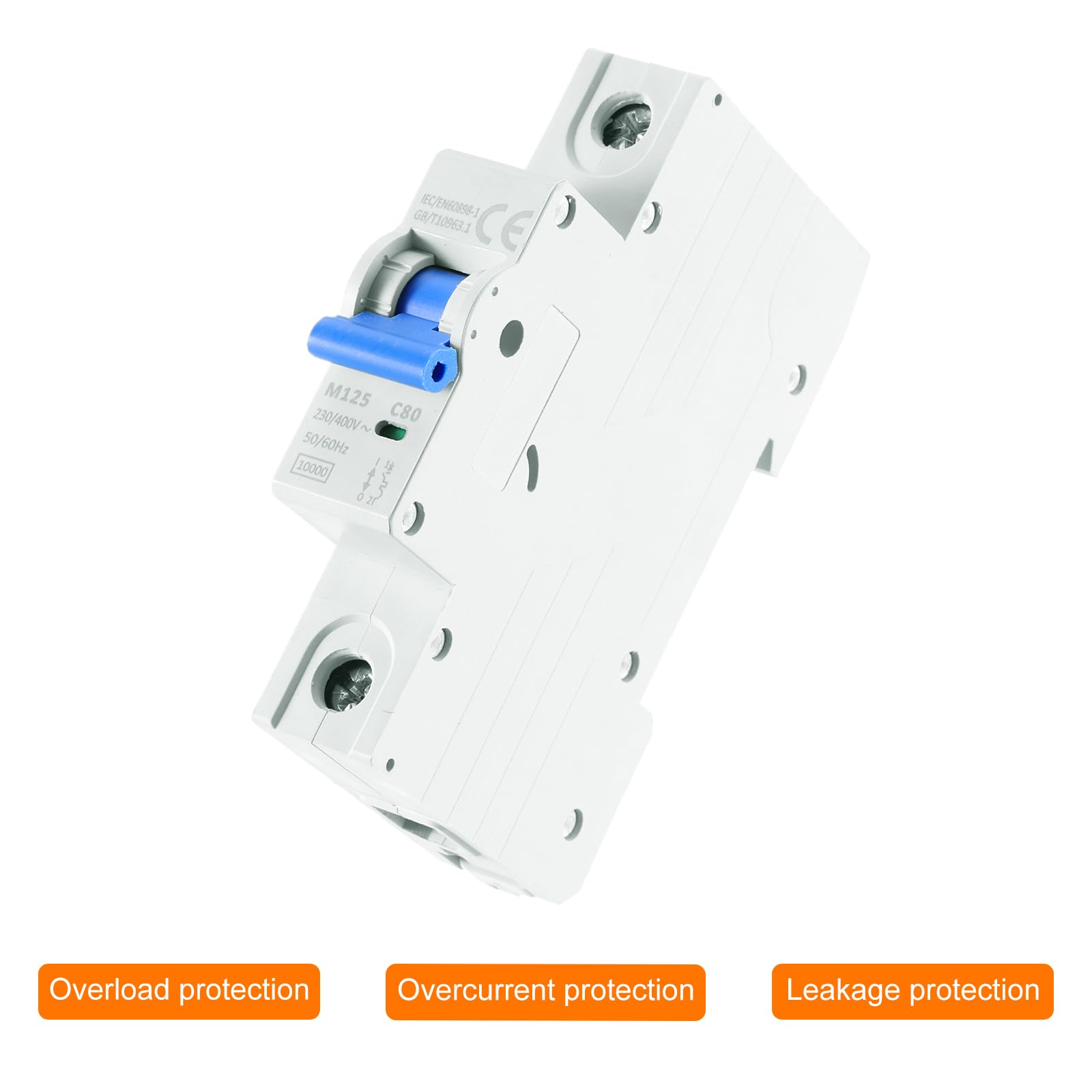 Produktbild von Miniatur-Leistungsschalter DZ47-63 – 3-polig, AC 400V, 16A, Für Kleine Solaranlagen & DC-Systeme, Überlast- & Kurzschlussschutz