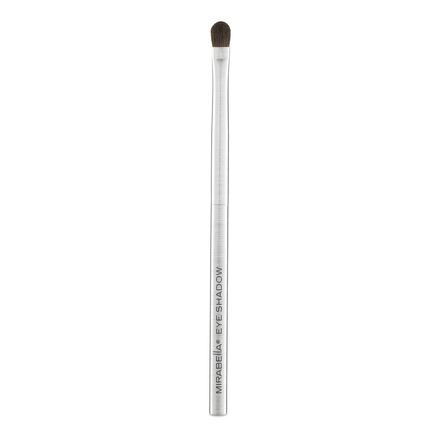 Mirabella Dual Finish Blush & Powder Brush – Angled Vegan Makeup Brush for Cheeks, Super-Soft Synthetic Bristles, Weighted Aluminum Handle, Cruelty-Free, Professional Quality