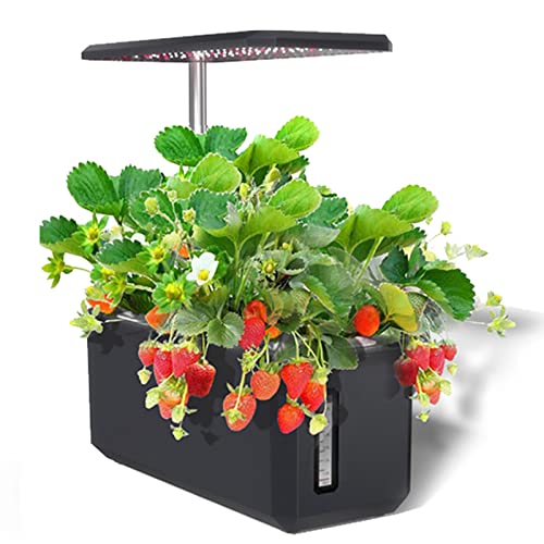 Kit potager hydroponique 6 pods avec éclairage LED grow blanc réglable