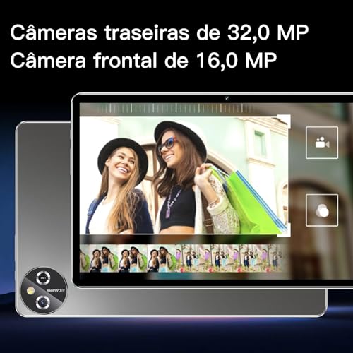 S9 Tablet 3 em 1,Android 13,Tablet Com Teclado,Case,Rato Tela LCD de 10.1