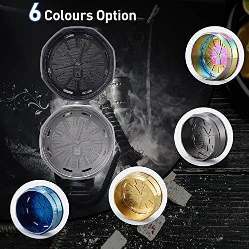 KITOSUN Edelstahl Smokebox | WatchHMD Holzkohle-Wärmemanagementgerät | Edelstahl HMD Kohlenhalter | Leicht zu Halten 3… – Bild 7