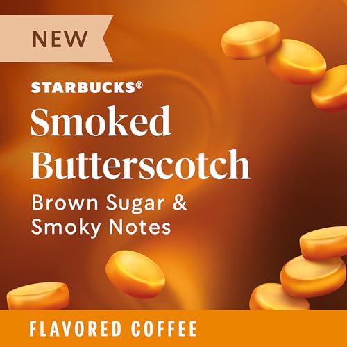 Starbucks K-Cup Coffee Pods, Smoked Butterscotch Flavored Coffee for Keurig Brewers, 100% Arabica, Limited Edition, 1 Box (10 Pods) - image 4