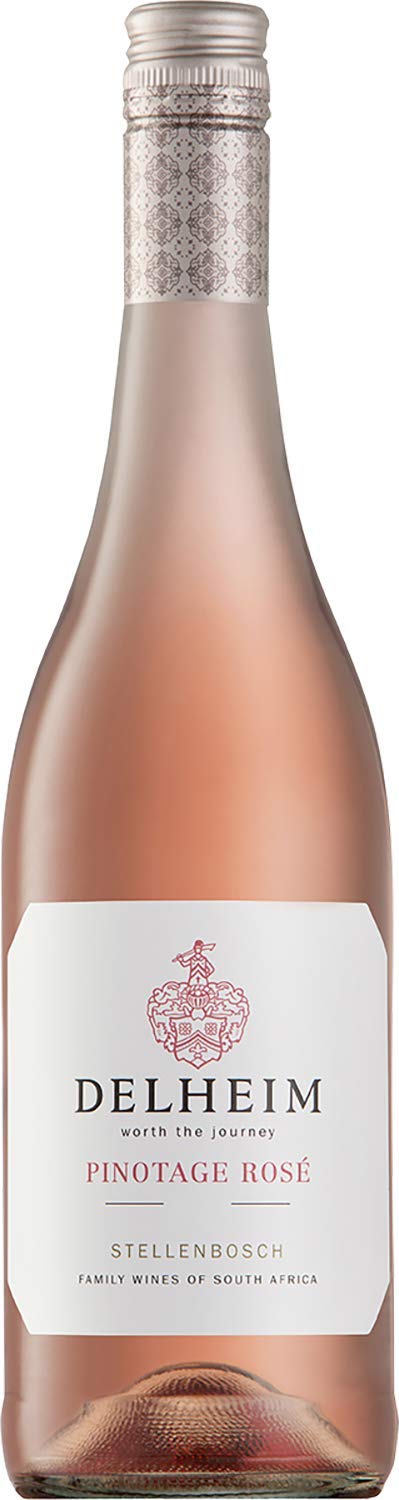 Delheim Pinotage Rosé Coastal Region Rose südafrikanischer Wein trocken (12 Flaschen)