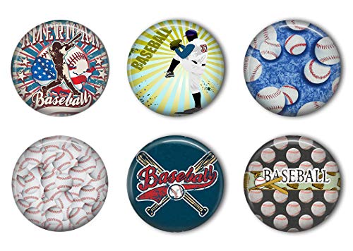 Baseball Refrigerator Magnet Set