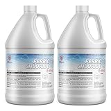 Ferric Chloride 40% - 2 Gallons - Industrial Water Treatment and Coagulation, Oxidizing Solution for Wastewater Management