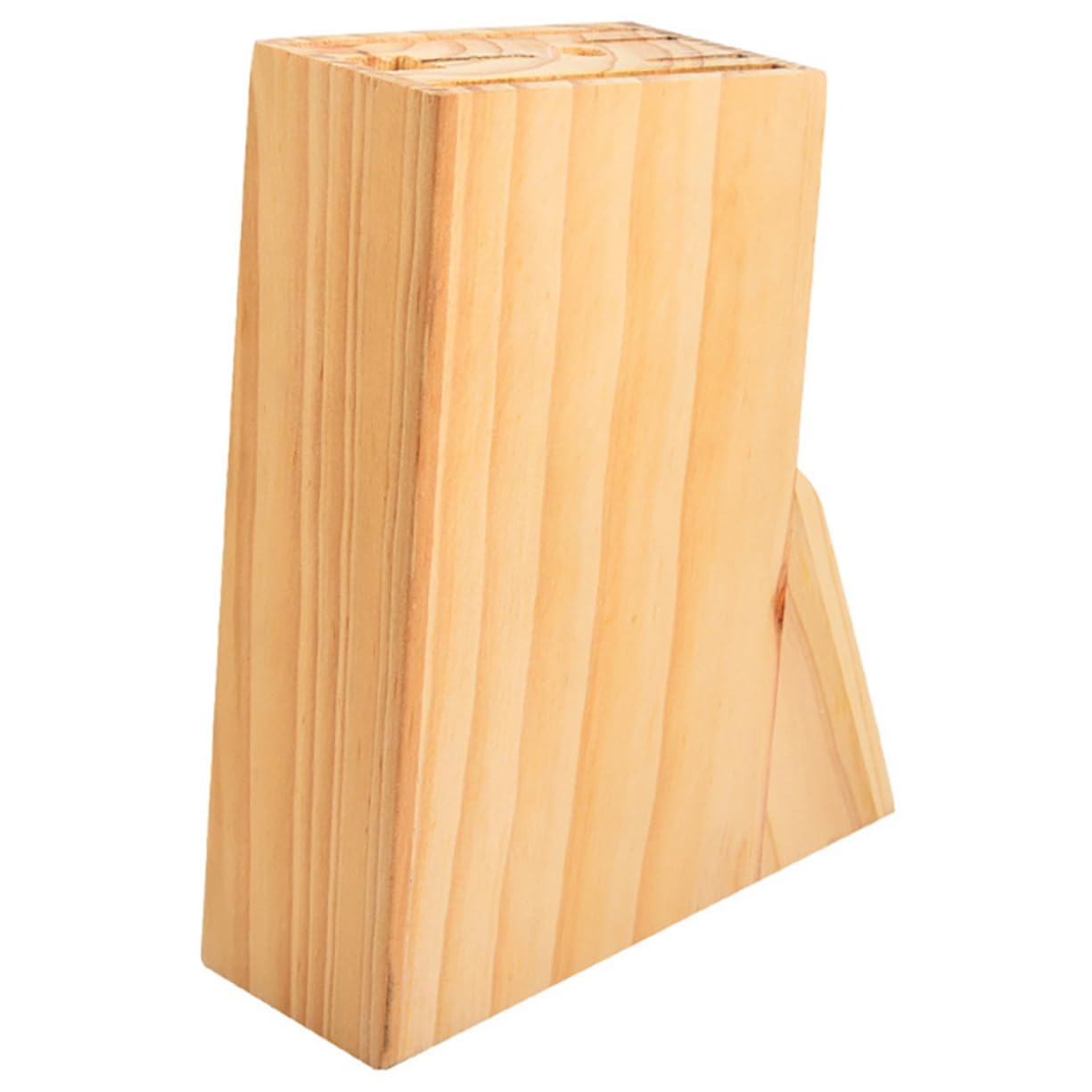 BRIGHTFUFU Countertop Knife Rack Utensil Organizer for Kitchen Butcher Block Stand Easy Access Knife Cutter Storage