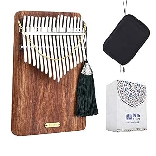 LingTing LT-K17P Piano de pouce 17 clés Kalimba Mbira - Les Beatles, Paul McCartney, John Lennon, RIngo Starr, George Harrison