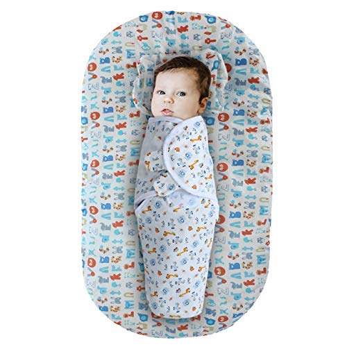KASSY POP CURATED JUST FOR YOU Baby Boy's and Baby Girl's Thick and Comfortable Cotton Protective Bedding with Mosquito Net and Pillow (0-24 Months) 1