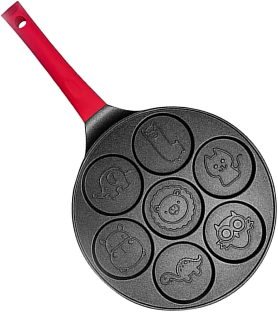 Zerodeko Quality Material Animal Shaped Non-stick Egg Frying Pan Household Waffle Pan Easy Cleaning
