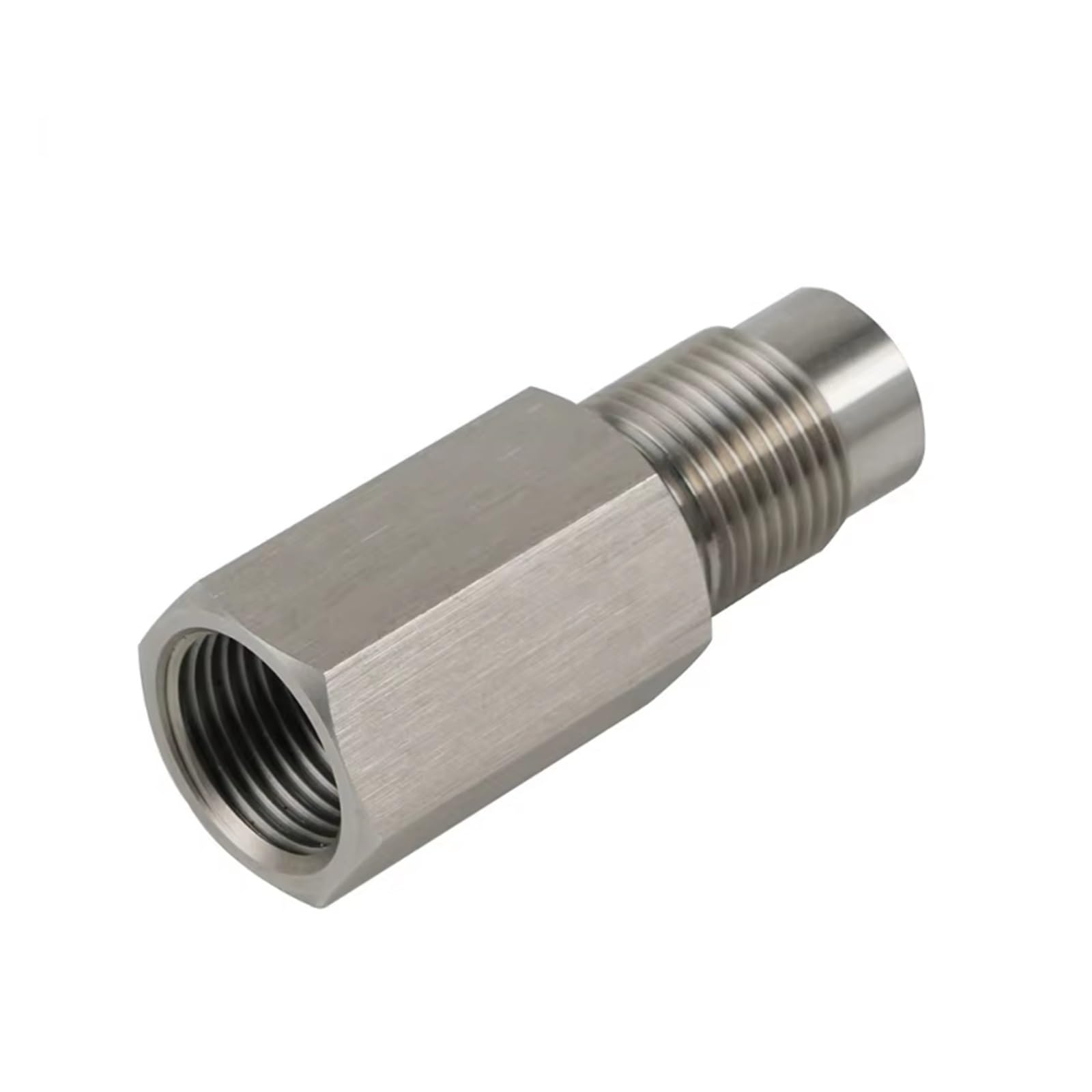 Lambda Oxygen Sensor 55mm Rear O2 Sensor, For Mini Catalyst Converter Spacer Adapter, For PO420 Engine Light Failure Decoder,not Remove Main Catalyst