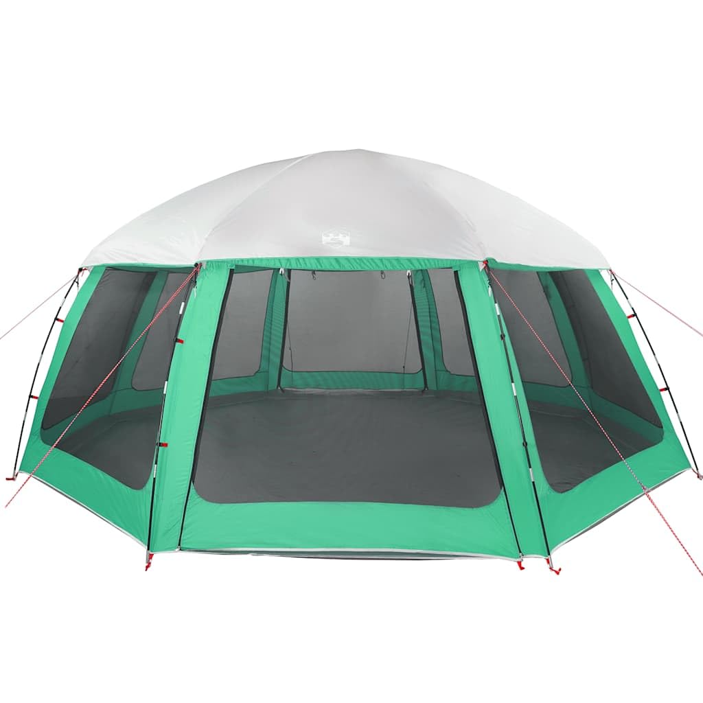 Carpa para Piscina con Desmontables y Paredes Azul 612x612 cm Verde mar