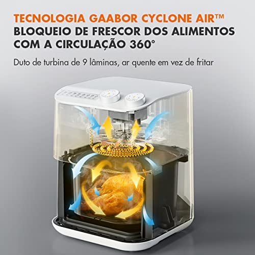 Air Fryer Fritadeira Elétrica Sem Óleo 3,5 Gaabor 127v