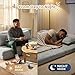 Anevna Tri-Fold Futon Mattress, Foldable Japanese Floor Sleep Mattress, High-Density Foam Tatami Bed Mat with Corduroy Cover, Floor Bed for Guest Room, Guest Bed & Flexible Living, Full