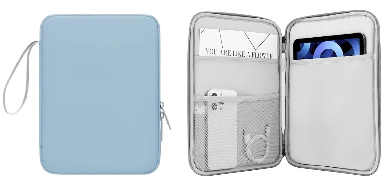 HARITECH Shockproof Leather Tablet Sleeve Case Cover for Samsung Galaxy Tab A 8.0 Inch (SM-T380/T385) (2017) Blue