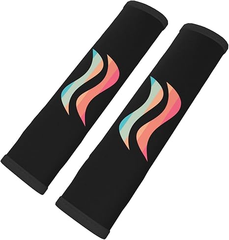Aquarius Symbols of The Zodiac Car Seat Belt Cover Pad for for A More Comfortable Driving Car Interior Accessories Seat Belt Cover Pad 2 PCS Shoulder Strap Covers