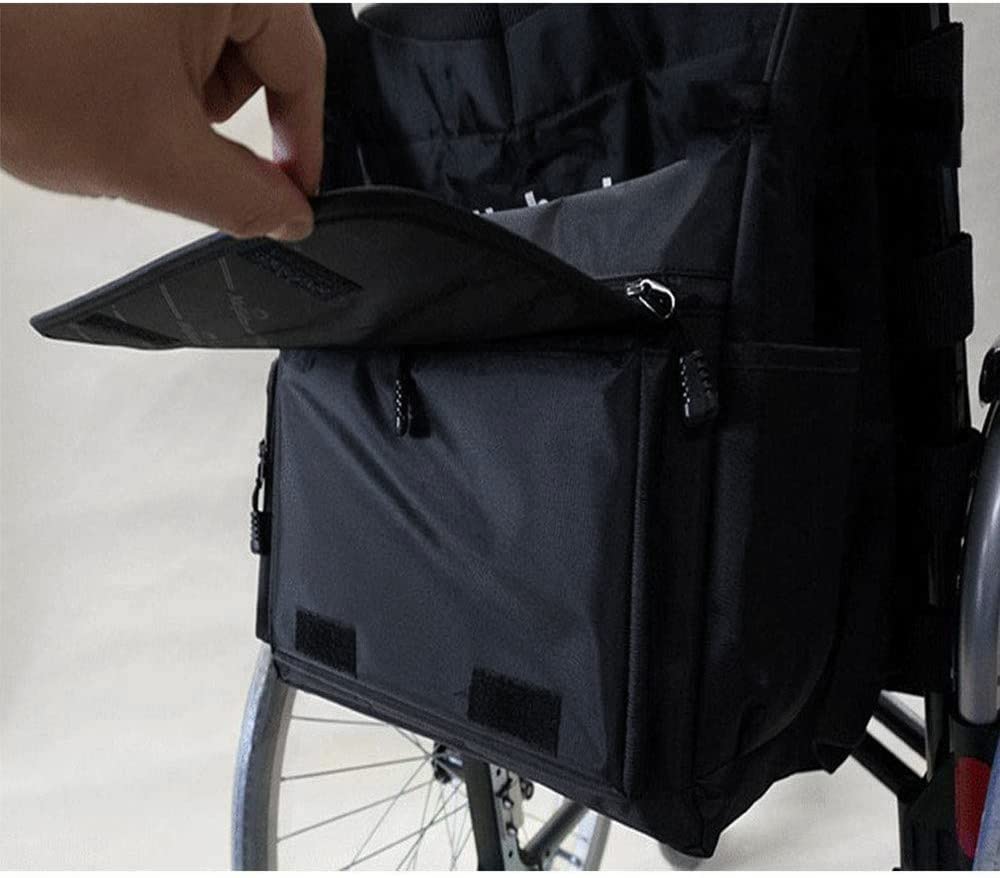 Multifunzionale Borsa per Sedia a Rotelle, Borsa di Stoccaggio per Sedia a Rotelle per Il Trasporto Borsa da Viaggio Accessori per Carrozzine Manuali Ed Elettriche