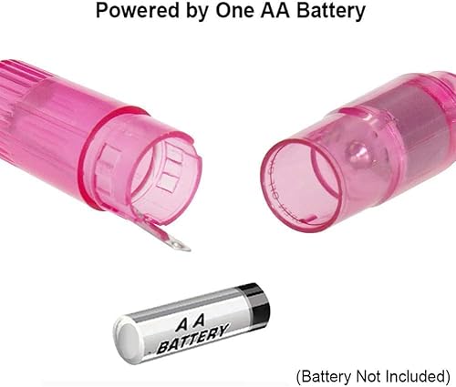 Miniatura 8 de Finever Mini bolígrafo masajeador de mano con 4 cabezales para cara, cuello, cabeza, espalda (paquete de 2 unidades, azul)