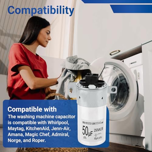 Condensador lavadora W10804664 repuesto W10278117 Kenmore Roper 5