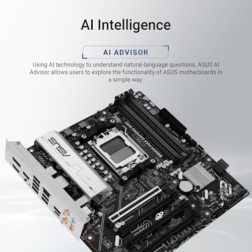 B850M MAX GAMING WIFI, Scheda Madre AMD mAMD ATX, 8+2+1 Fasi di Alimentazione, Slot DDR5, PCIe 5.0 Ready, 3 slot M.2, WiFi 6, Ethernet 1Gb, USB-A, USB-C, HDMI, BIOS Flashback e Aura Sync, Nera - Scheda madre - Immagine 2