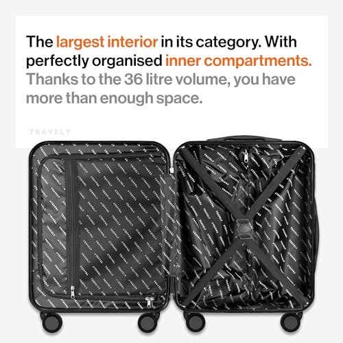 Ryanair Approved 20-Inch Polycarbonate Cabin Suitcase - 36L - Image 4