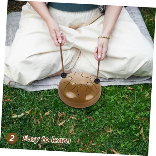 Tambor Handpan Pequeño Lotus para Percusión miniatura 5