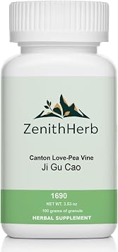 Canton Love-Pea Vine, Ji Gu Cao, Herbal Supplement, Granules, 100 Grams/Bottle