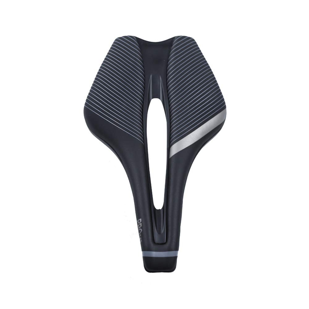 Ammortizzazione della sella della bicicletta Robusto seggiolino per bicicletta universale per MTB Road Bike Sella per mountain bike 245x143mm (nero + grigio)