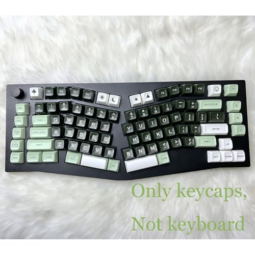 Image of Guffercty kred SA Profile PBT Keycaps,173 Set Double Shot Durable Keycaps for Custom Mechanical Keyboard Mod Fit 60% 100% Layout for Gamers Typists (Salon Style)