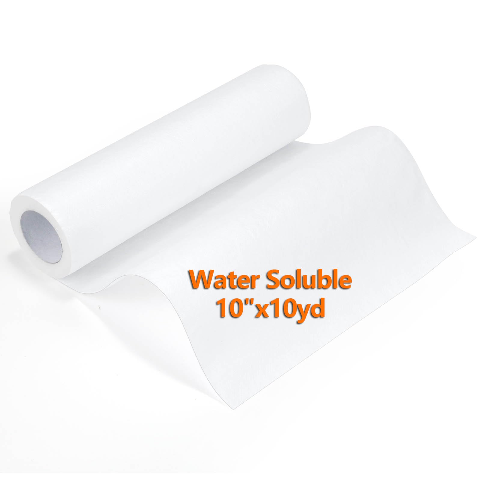 Siumir Embroidery Paper Backing 10"x10yd (Water Soluble),40gm, Cut into Variable Sizes for Sewing Embroidery by Machine and Hand