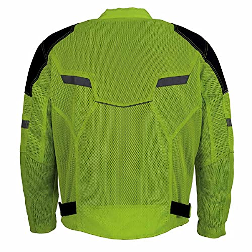 Image of Milwaukee Leather Men's CE Armored All-Season Motorcycle Jacket - 5X-Large | All Seasons, Impact Protection ,Textile Racer Design, Vented