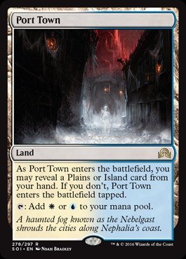 Magic: The Gathering - Port Town (278/297) - Shadows Over Innistrad Rare Card