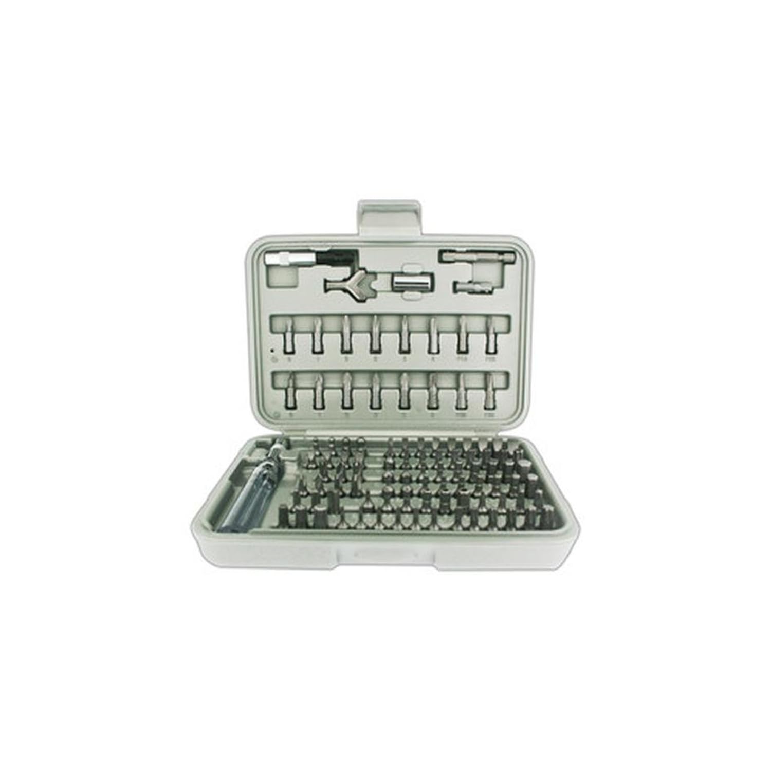 Magnetic Screwdriver Set with 102 Interchangeable bits, Ideal for DIY tasks and Household Repairs.
