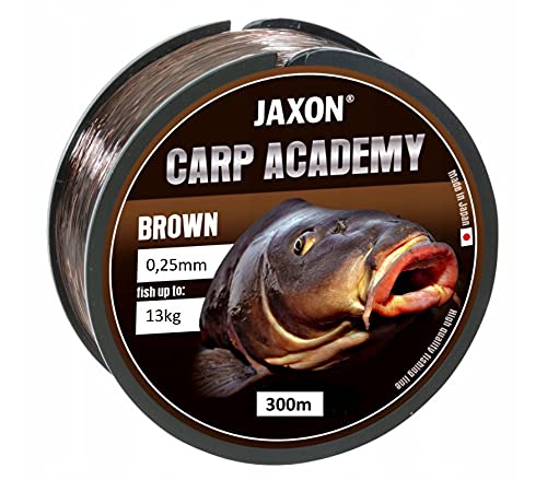 Karpfenschnur Angelschnur JAXON CARP Academy 300m Spule 0,25-0,35mm Feederschnur Karpfen Monofile (300m/0,35mm/23kg)