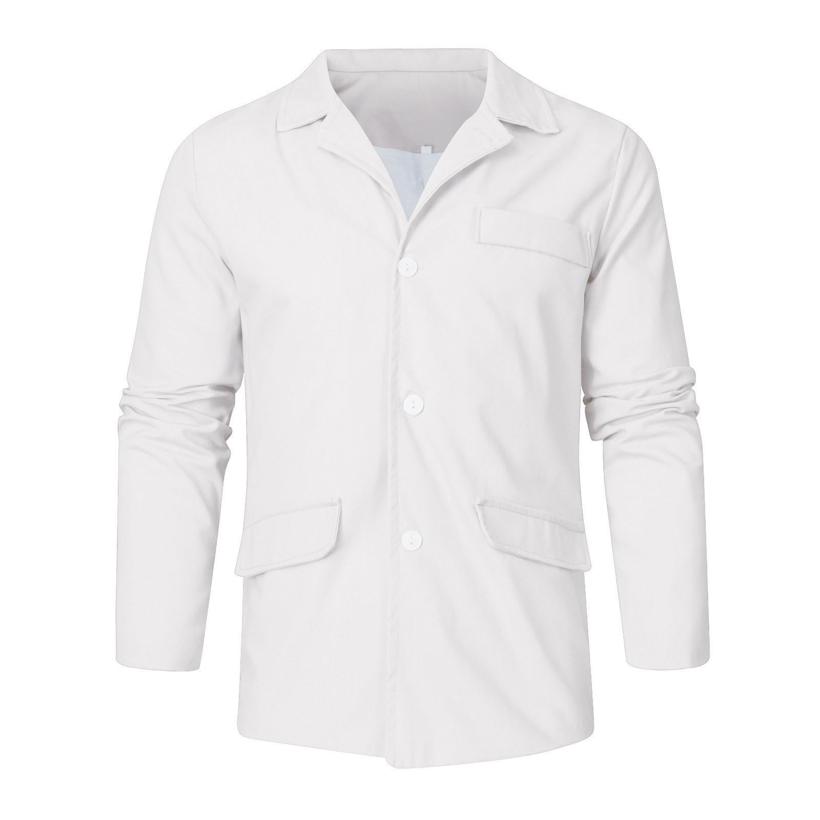 Męska lniana koszula garniturowa Casual Marynarka Marynarka Slim Fit Płaszcze sportowe Marynarki podróżne Trzy guziki Jednokolorowa marynarka Luźny krój Biuro Business Casual Bluzka Wiosna Lato Lekk