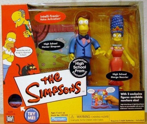 The Simpsons Exclusive Playset High School Prom with Homer and Marge