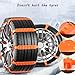 Car Snow Tire Chains for Honda HR-V 2023 2024 2025 Reusable Anti Snow Chains Adjustable Anti Skid Tire Chains Portable Non-Slip Tyre Emergency Straps,40-Normal