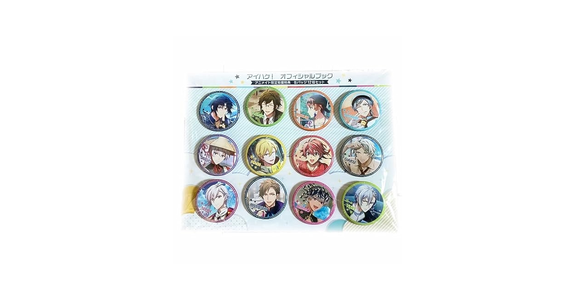 アイドリッシュセブン アイハケ！ オフィシャルブック 缶バッジ 12個 セット Amazon.co.jp: 集合 缶バッジ12種セット 「アイドリッシュセブン
