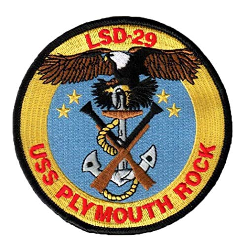 Squadron Nostalgia LLC USS Plymouth Rock LSD-29 Patch – Sew On