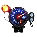 KKmoon 3.5" Tachometer Gauge Kit Blue LED 11000 RPM Meter with Adjustable Shift Light+Stepping Motor Black