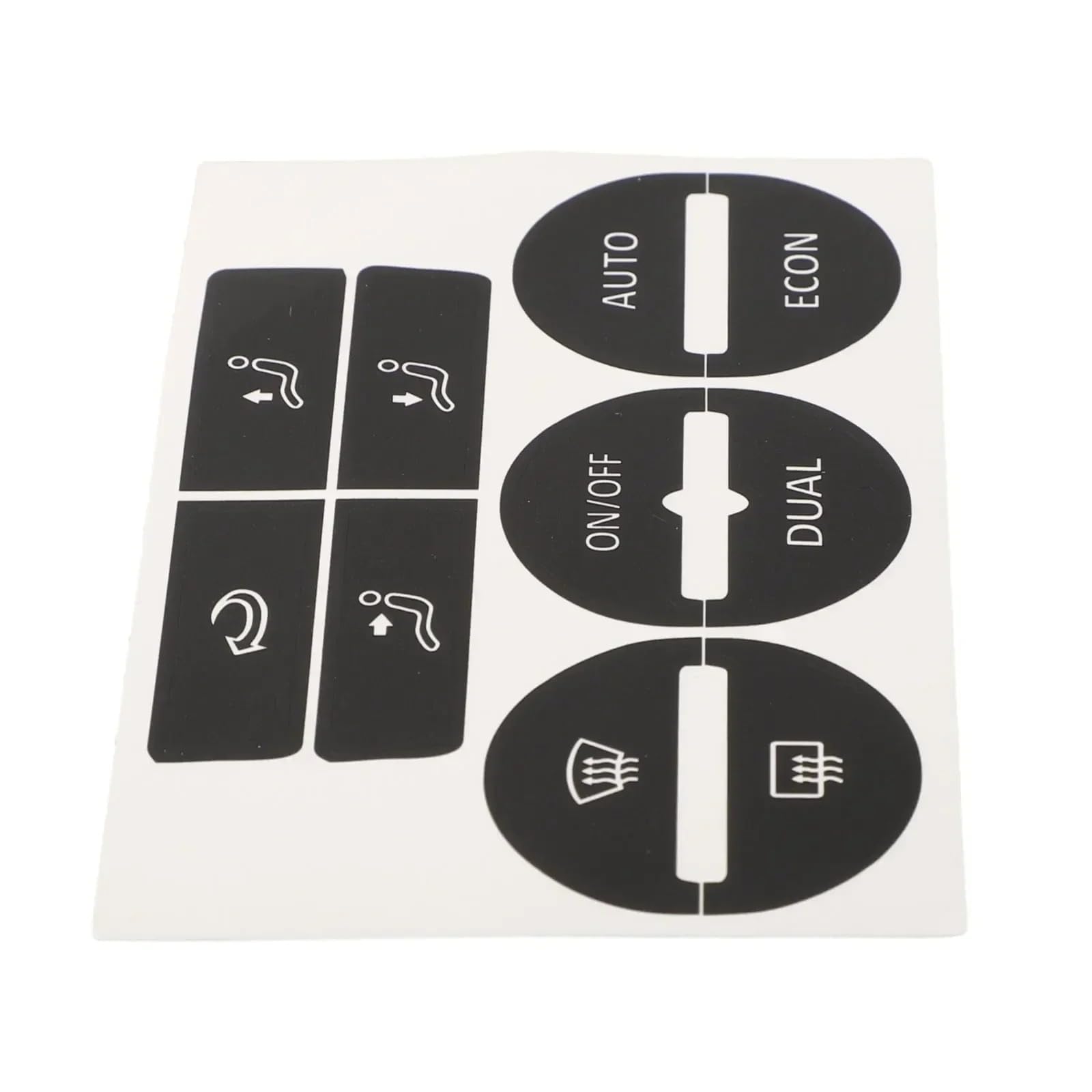 Dash Button Stickers Compatible with Vw for Golf for Mk5 2004-2008 1pc Car Center Console Ac Climate Control Button Worn Repair Kit Decals Anti Scratch
