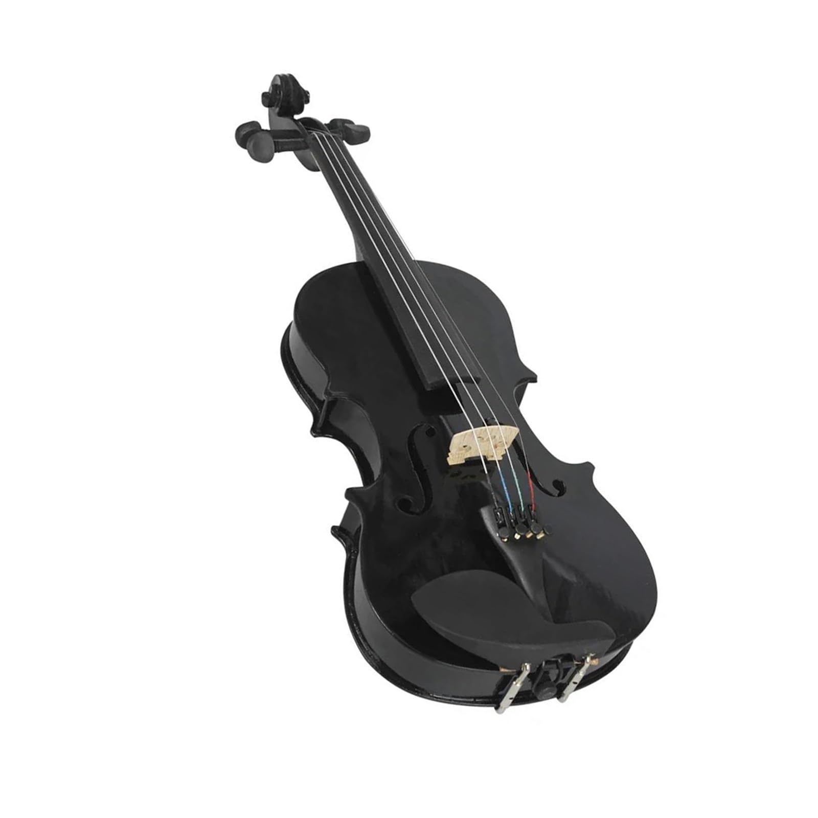 Czarny Instrument Strunowy Do Skrzypiec W Skali 1/8 Z Solidnym Drewnianym Futerałem I Akcesoriami Skrzypce Początkujących