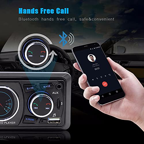 autoradio, handsfree bellen 4 x 60 W dubbele USB-interfaces multimedia autoradio, snel opladen voor am/fm-elektronica… - Image 6