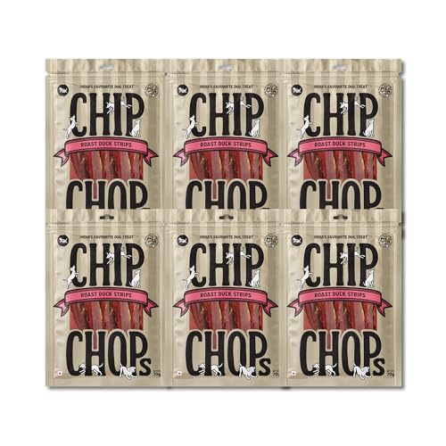 Image of Chip Chops Roast Duck Slice Dog Treat, Easily Digestible, Healthy Dog Treat, Perfect for Snacks, Suitable for All Dog Breeds, Each 70gm (Pack of 6)