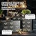 Flexzion Apothecary Cabinet with Drawers - 9 Vintage Apothecary Drawers Desktop Organizer for Home & Office - Wooden Tabletop Library Card Catalog Cabinet Storage for Jewelry, Makeup & Tools, Black