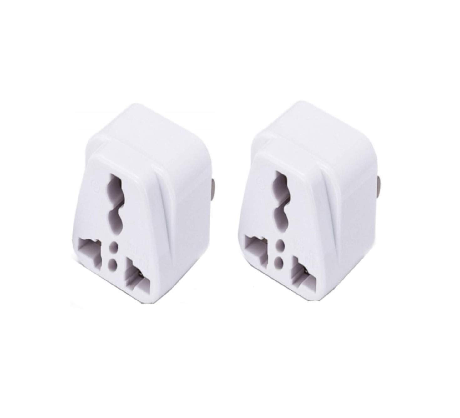 Prime deal CO3P 3-Pin Traveller Conversion Plug (White) (2)